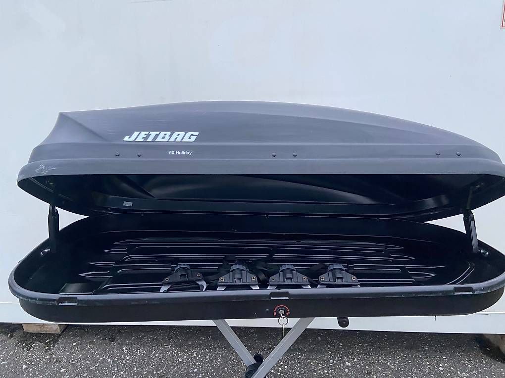 Box da tetto: XXL Dachbox Thule Jetbag 50 mit oder ohne Träger – Usato da Leuzigen venduto da Doppelrad 1