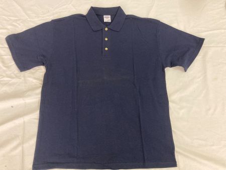 Frisches, Dunkelblaues Polo , Marke Jerzees, Grösse M