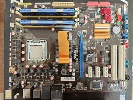 Mainboard Asus P5Q Turbo Intel Core2 Duo E8500 4GB RAM set