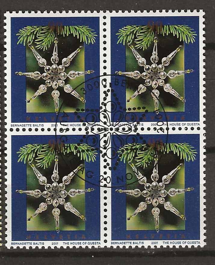 Tutti i francobolli: B1039 - Noel  2001 B4 1er jour – Usato da Trélex venduto da Phil_Albert