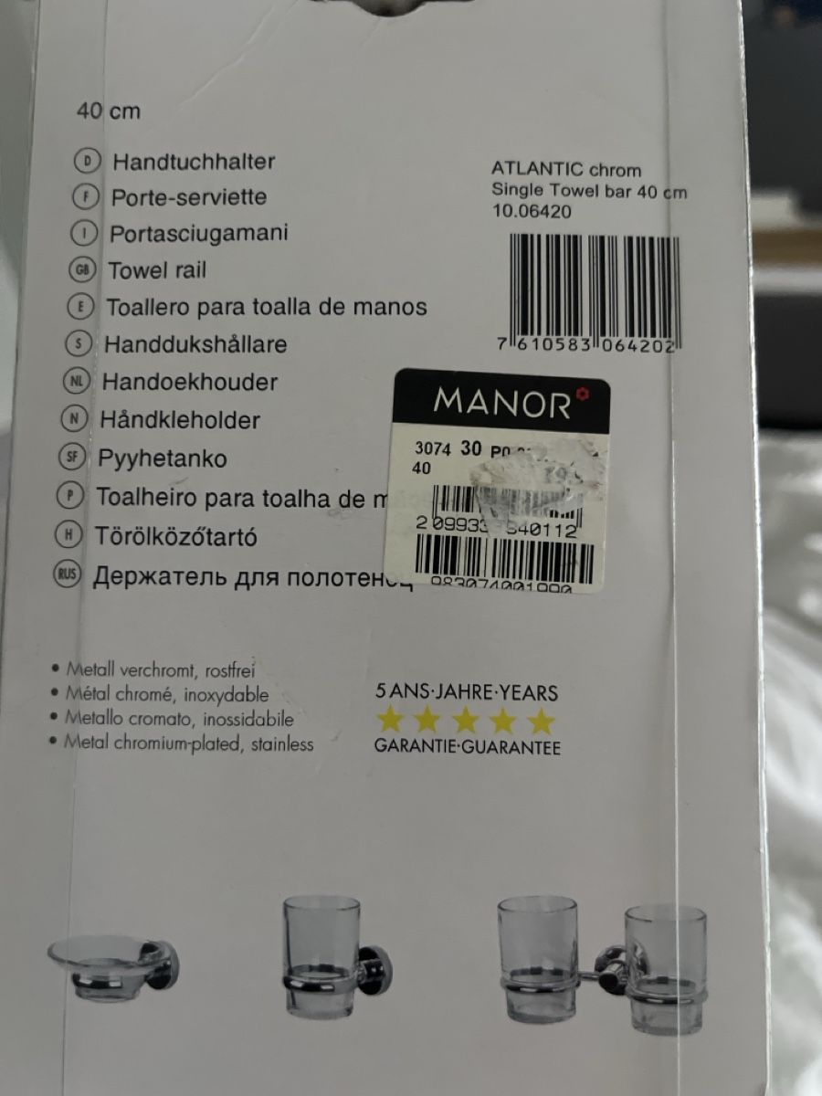 Spirella Handtuchhalter: Spirella Handtuchhalter 40cm Atlantic – Neu und originalverpackt aus Wetzikon ZH von TolleAussicht 3