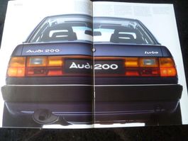 Audi 200 Prospekt 1984