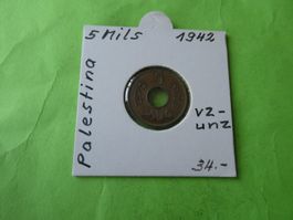 Palästina 1942, 5 Mils