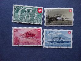 1947 Pro Patria mit glasklaren Stempel - SO SELTEN ANGEBOTEN
