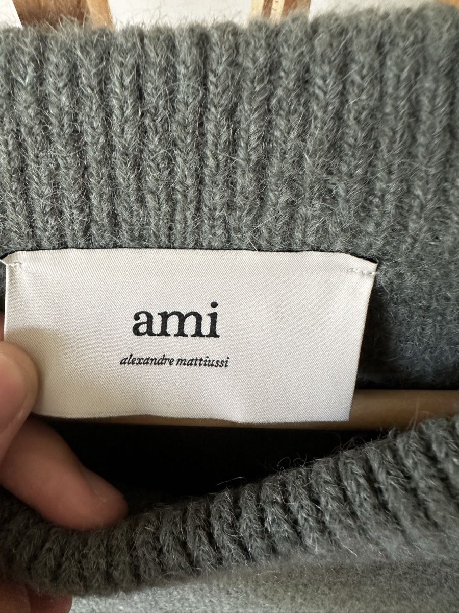 Jacquemus Maglioni & Felpe: Ami Paris Pullover grün – mit Alpakawolle – Nuovo (secondo la descrizione) da Arbon venduto da andizue 1