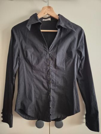 Schwarze Bluse Gr. S