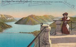 AK Lugano San Salvatore gel. 8.3.1925