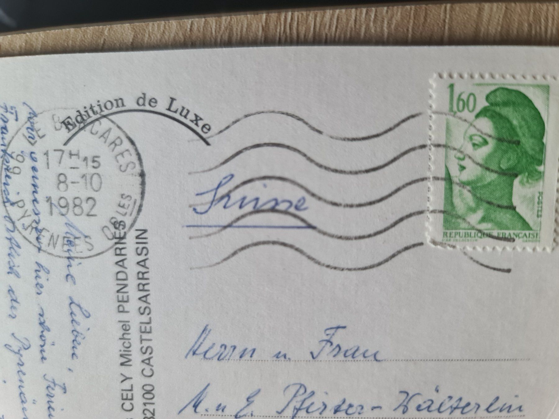 Cartoline postali: Ansichtskarten Port Barcares 1982 – Usato da Dintikon venduto da Vexi 1