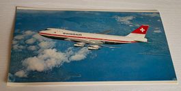 Swissair Boeing 747-257B Postkarte