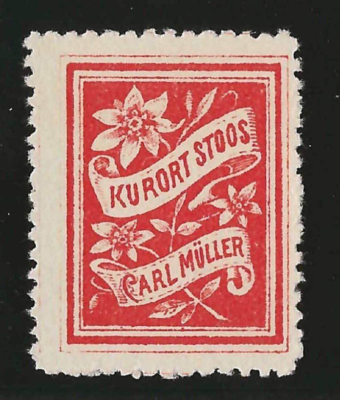 Alle Briefmarken: Hotelpostmarke Stoos – Gebraucht aus Zürich von Argoviablau