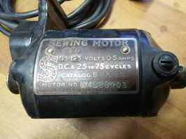 SIMANCO GREAT BRITAIN SEWING MOTOR 220 VOLTS vintage