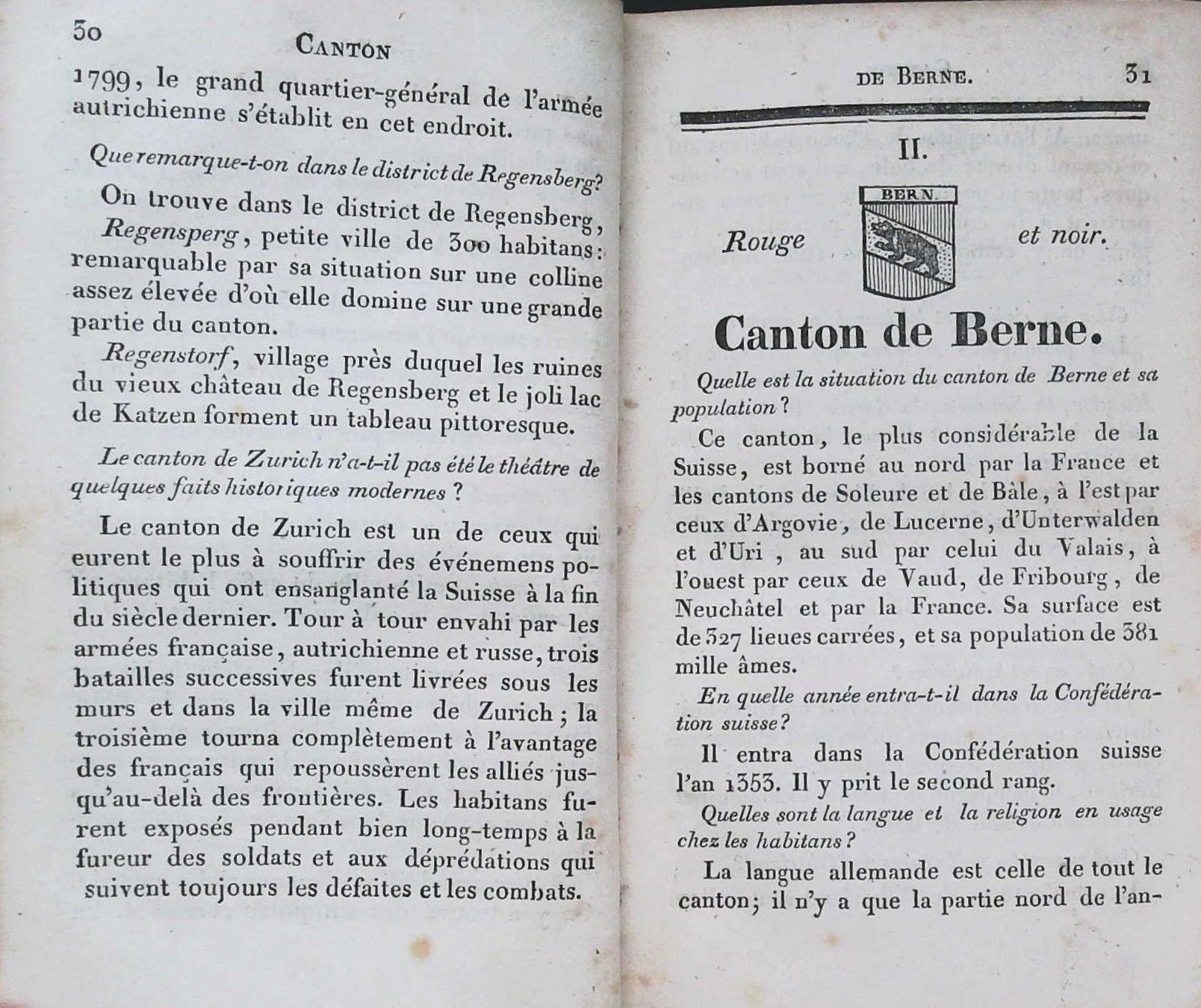 Bücher: Géographie Suisse Vevey 1835 – Gebraucht aus Rafz von Helvet32 1