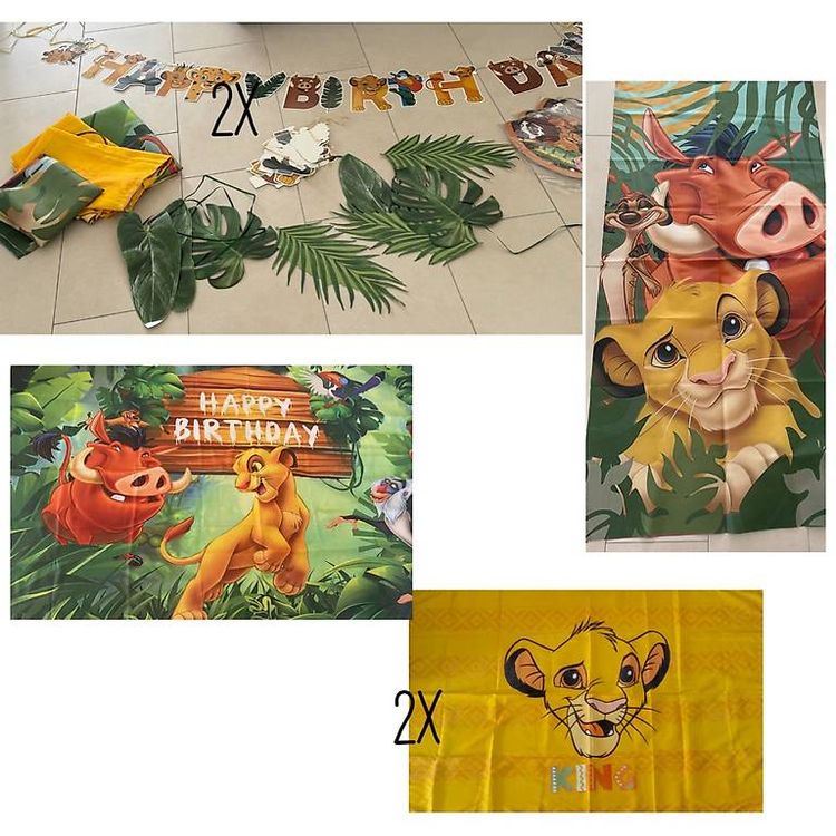 Fun Express Lion King Getränkeservietten – 16 Stück, Geburtstags-Partyzubehör, Lizenziert