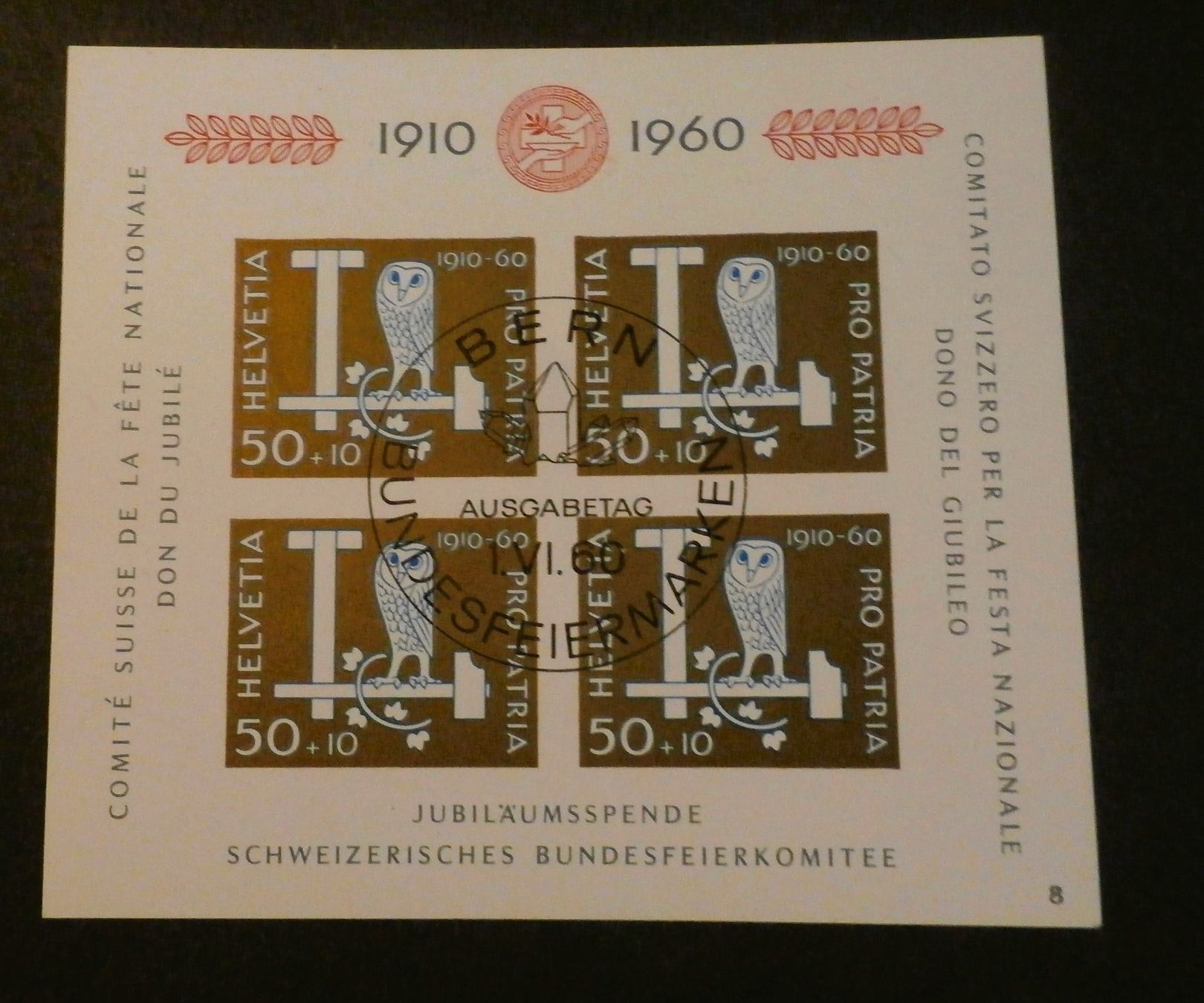 Alle Briefmarken: CH Pro Patria 1960 ET – Gebraucht aus Kehrsatz von Bernherb2 1