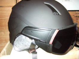Verkaufe Skihelm mit Visier und 2 Brillen