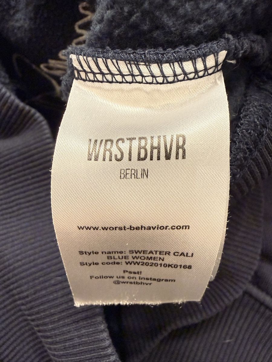 Maglioni & Felpe: WRSTBHVR Sweatshirt Pulli Damen Pullover XS worst behavior  – Usato da Staad SG venduto da Chirrari 3