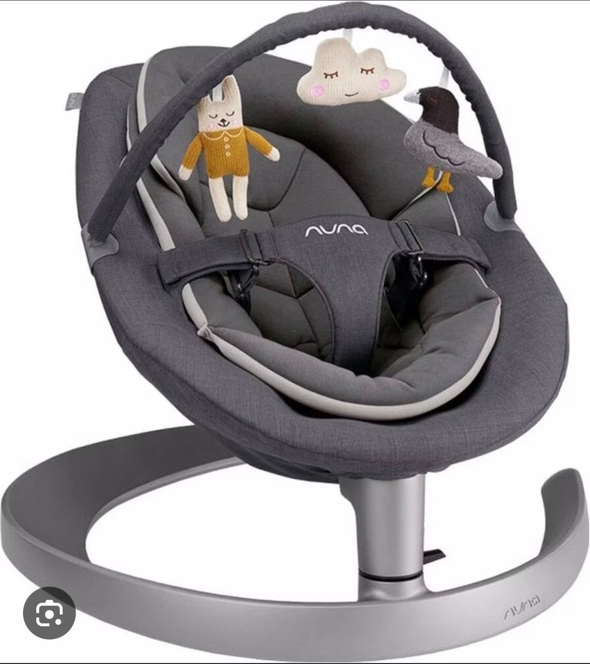 Nuna Sdraiette & Sdraiette a dondolo: nuna Babywippe leaf graphit mit Spielbogen – Nuovo (secondo la descrizione) da Hünenberg venduto da nat_w9dj