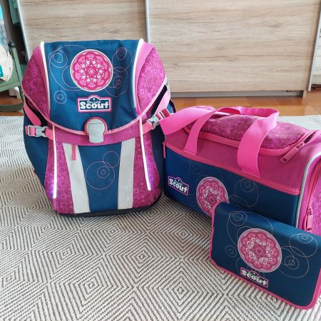 Schulsack Scout, rundum Beleuchtungssystem mit Zubehör