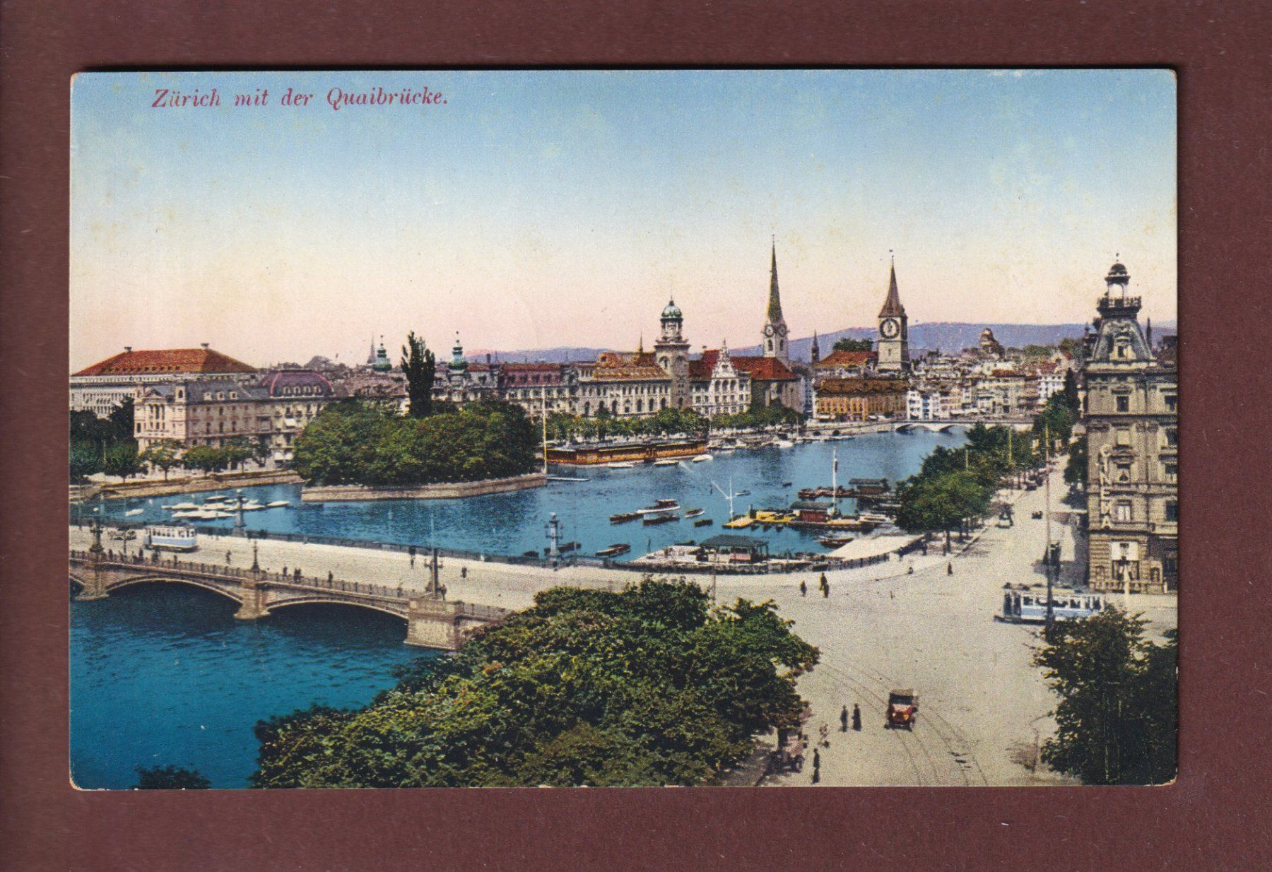 Cartes postales: ZÜRICH - Quaibrücke - 1930 – D'occasion à Pully par nicecards