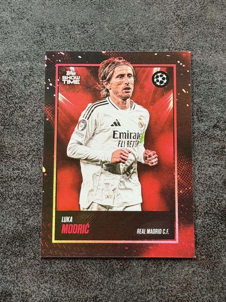 Topps Carte collezionabili: Luka Modric 04/10 - Topps Showtime – Usato da Kaiseraugst venduto da 420n