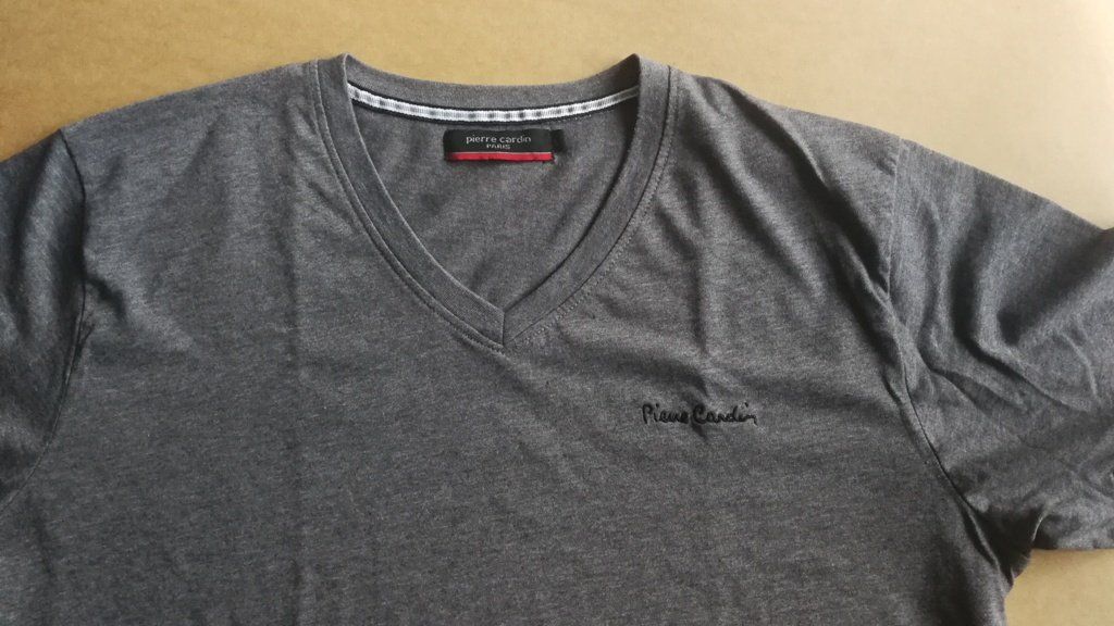 T-shirt: Tshirt Pierre Cardin / grau / Grösse L – Usato da Goldau venduto da Ejidomar 3
