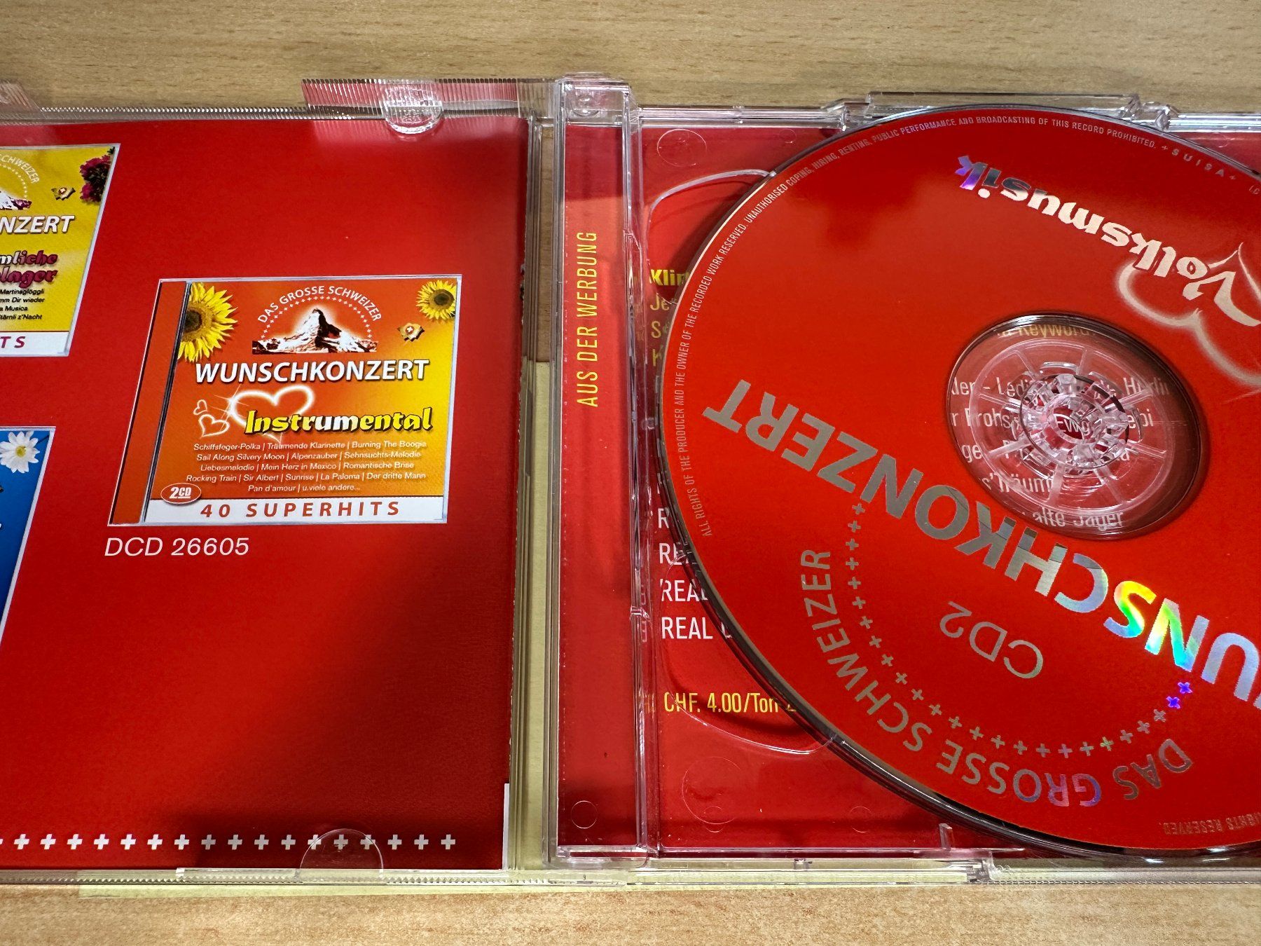 CD: I5 Wunschkonzert - Volksmusik - 2 CD – Usato da Rikon im Tösstal venduto da Alpenmutz 2