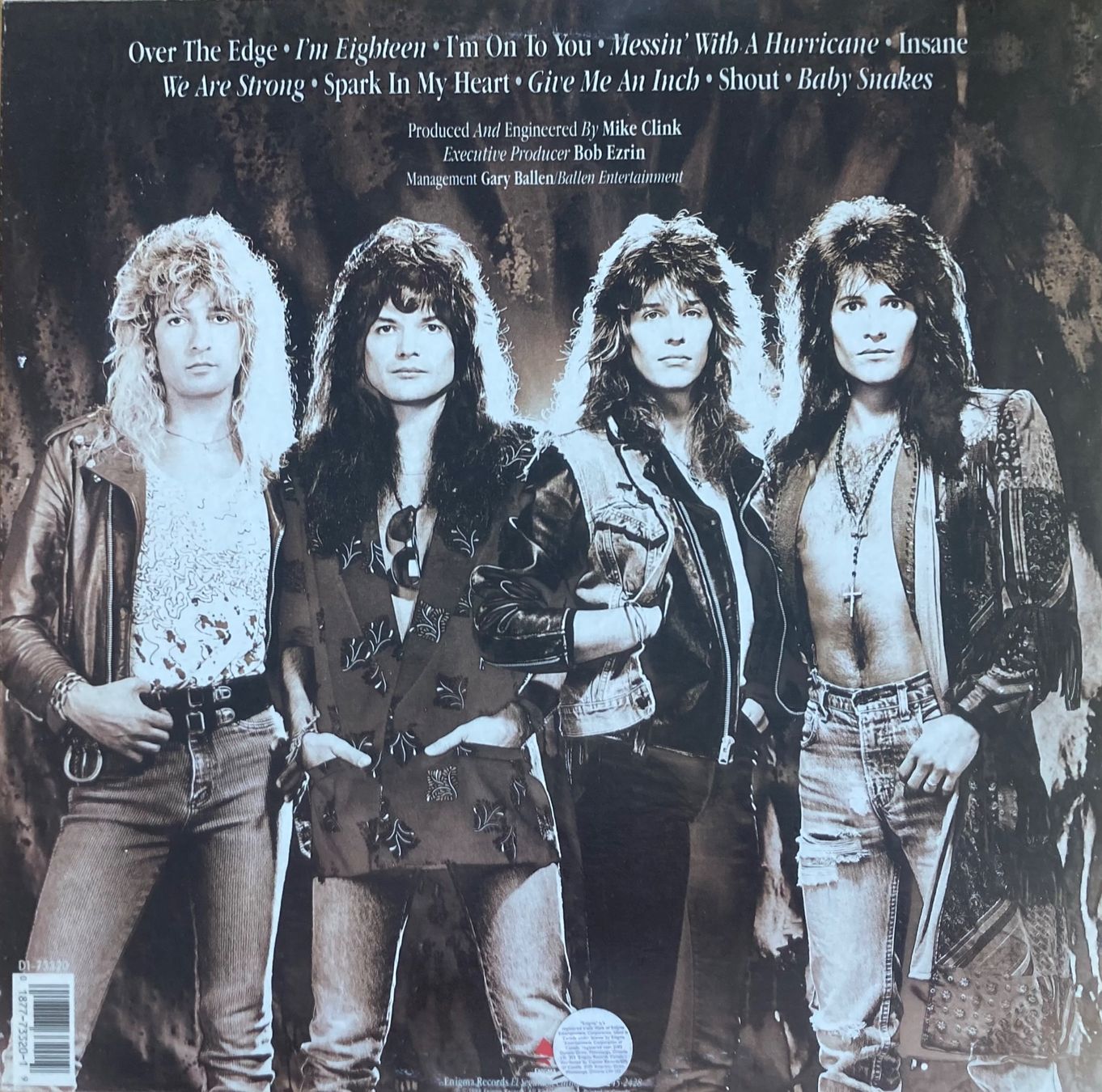 Schallplatten: HURRICANE - OVER THE EDGE – Gebraucht aus Poliez-Pittet von Newtown-Records 1