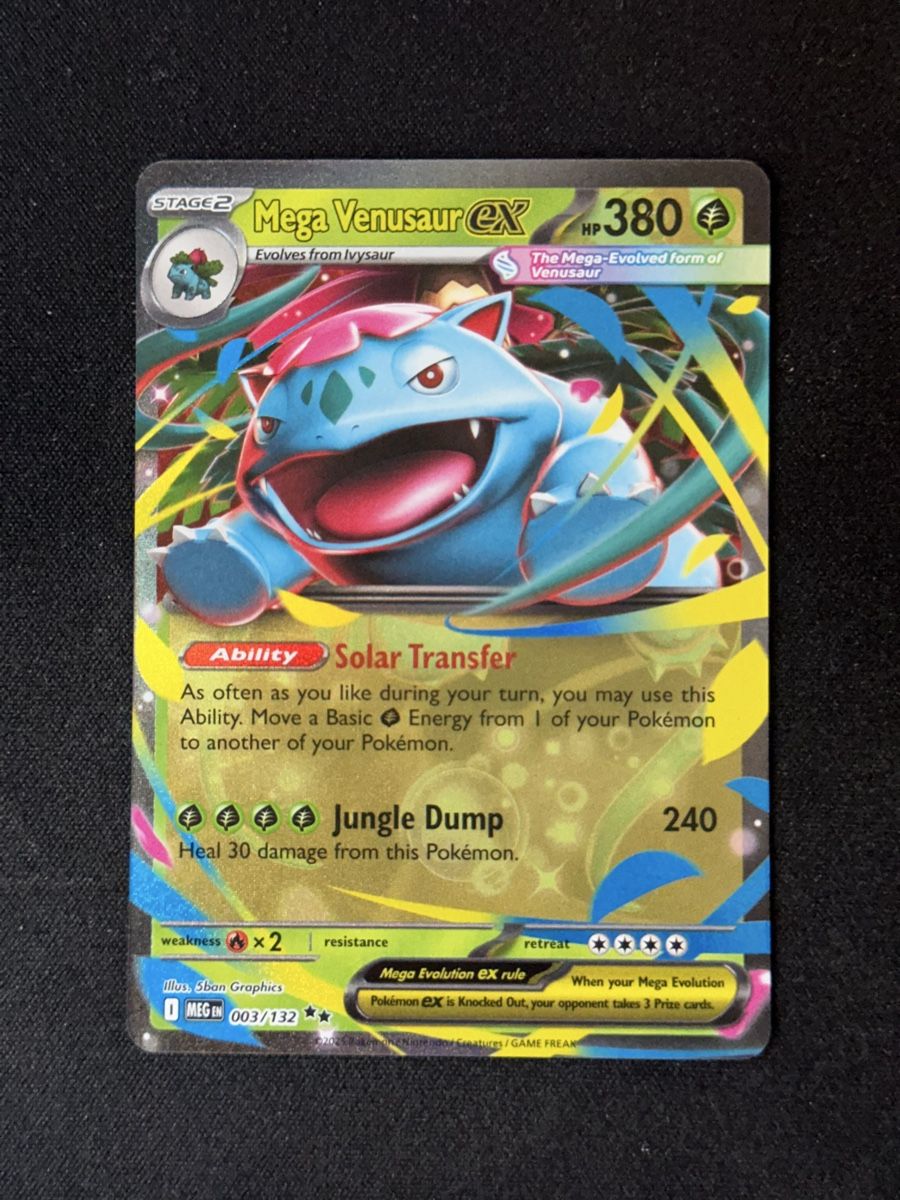 Pokémon Carte collezionabili: Mega Venusaur ex 003/132 Perfect Order – Nuovo (secondo la descrizione) da Wil SG venduto da shinycardboard