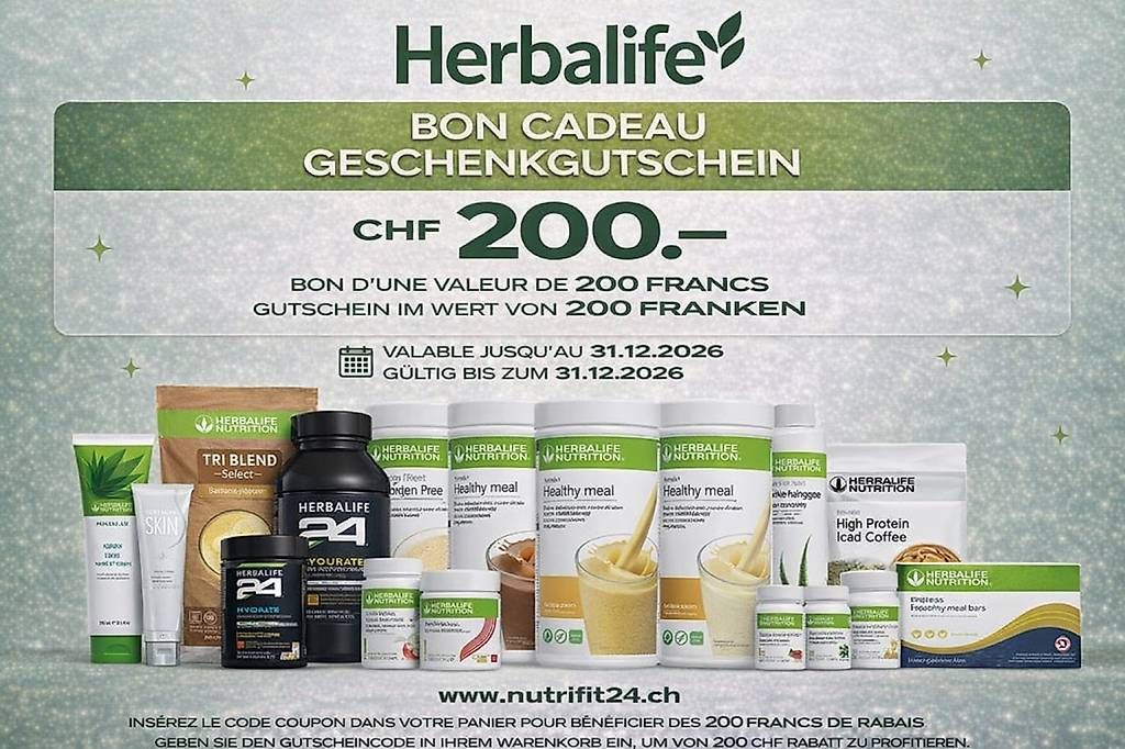 Buoni: Gutschein Bon Herbalife de CHF 200.- – Usato da Le Mont-sur-Lausanne venduto da swisssail