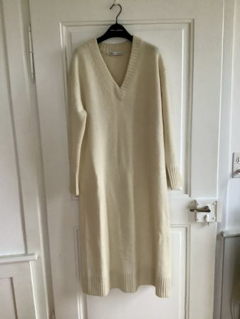 Strickkleid 100% Kaschmir ecru von Zara Neu S/M NP 359.-