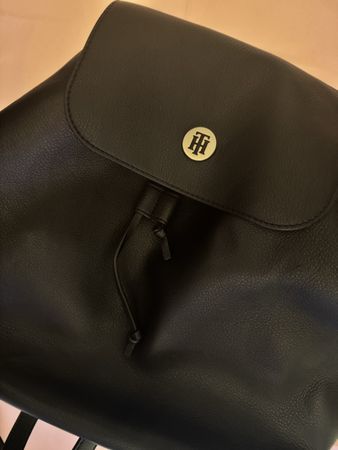 Tommy Hilfiger Rucksack Damen schwarz Lederimitat