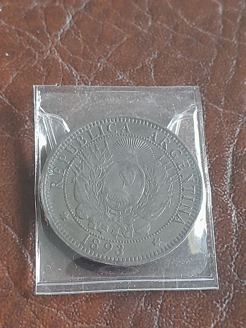 Alle Münzen: 2 Centavos 1893 Argentinien  – Gebraucht aus Basel von Basel_20 8