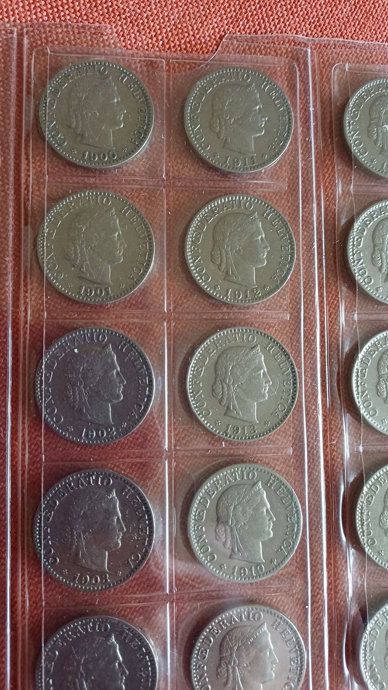 Tutti le monete: 20 Rappen Sammlung – Usato da Rorschach venduto da Elfriede1920 2