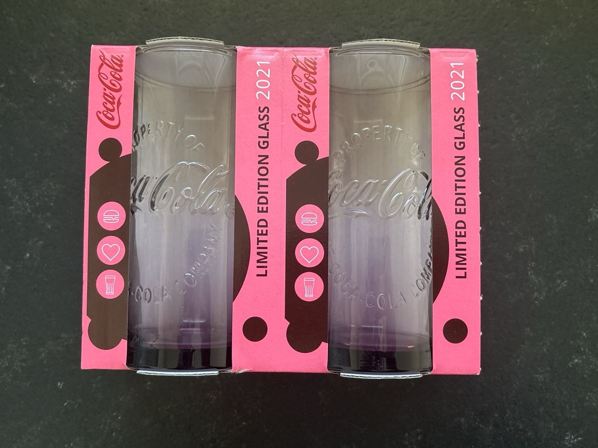 Mc Donald's Bicchieri: Coca Cola Gläser 2021 McDonald’s – Nuovo e nell'imballaggio originale da Rubigen venduto da pmgroba