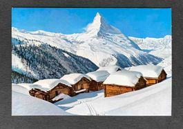 AK Zermatt Eggenalp mit Matterhorn