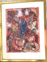 Marc Chagall (1887-1985) - Lithografie - "Le Bouquet Rouge"