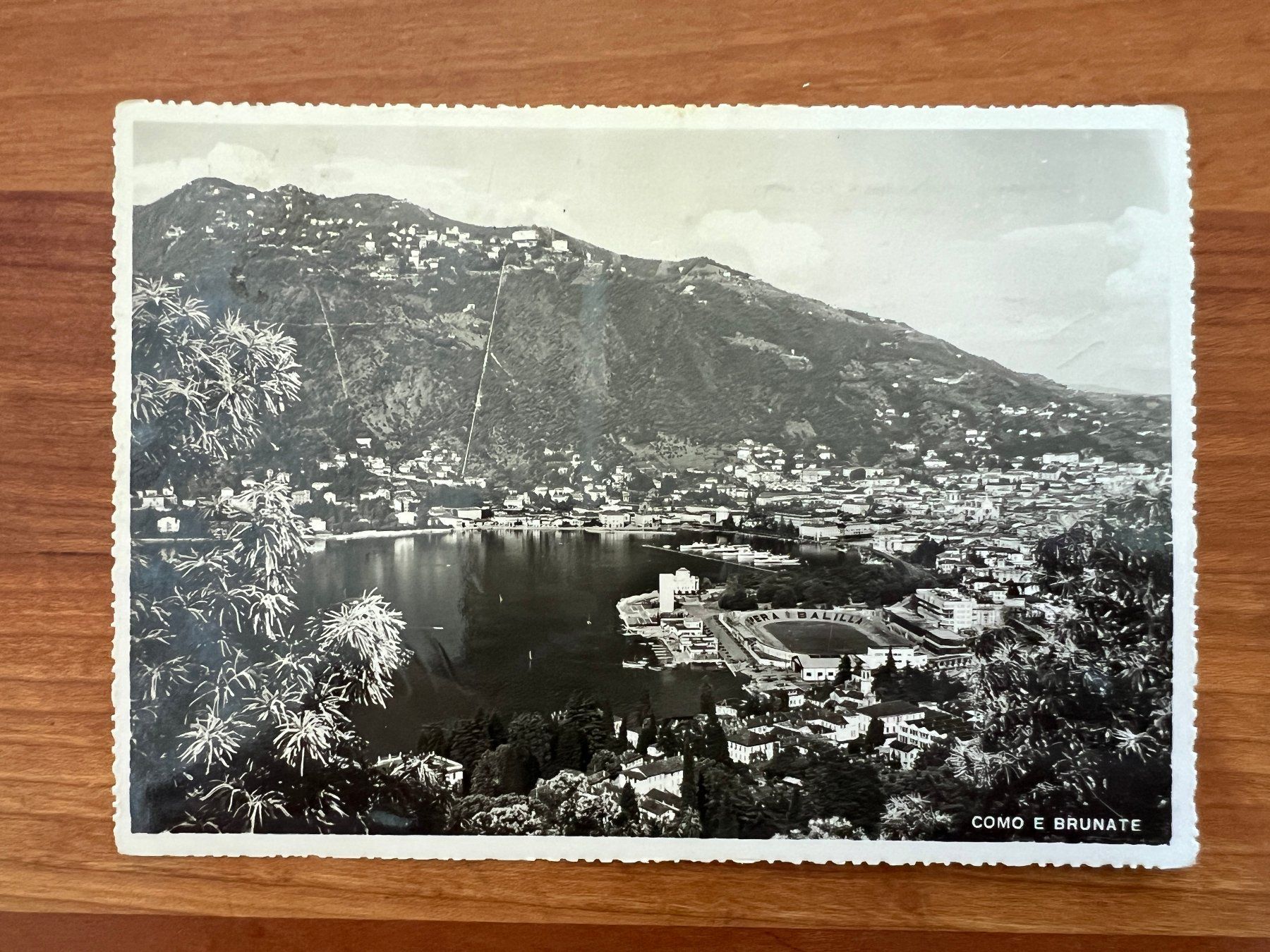 Ansichtskarten: AK   1925 Como e Brunate   (G2383) – Gebraucht aus Hinwil von Sidi4