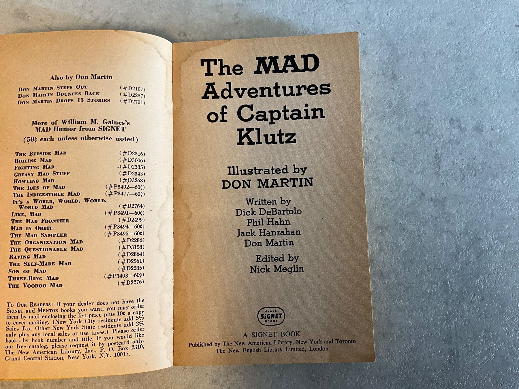 Comics: MAD: Adventures of Captain Klutz – Gebraucht aus Agriswil von Ueli03 1