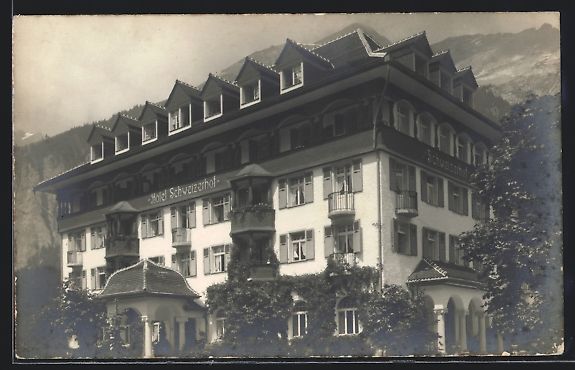 Ansichtskarten: AK Kandersteg, Hotel Schweizerhof – Gebraucht aus Berlin von bartko-reher