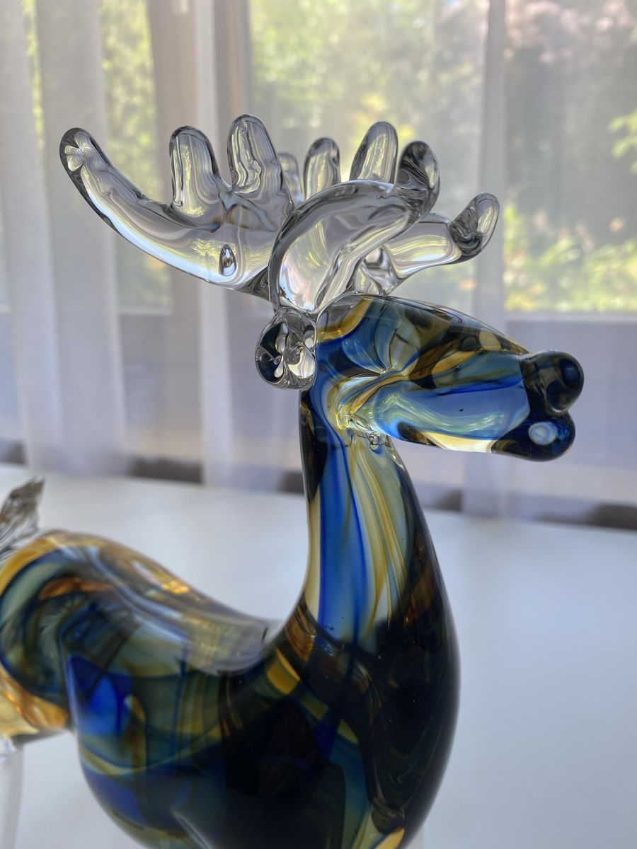 Tutte le decorazioni: Hirschfigur aus Glas – Nuovo (secondo la descrizione) da Kollbrunn venduto da Imaunicorn 1