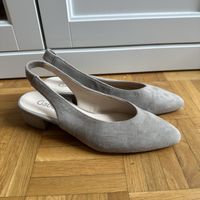 Gabor Velvet und Leder slip on Schuhe 37