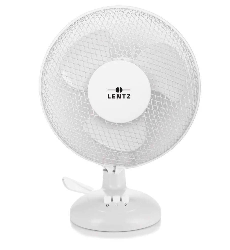 Ventilatori: AKTION Lentz Tischventilator 23cm  schwarz oder weiss – Nuovo e nell'imballaggio originale da Basel venduto da Seifehuesli 1