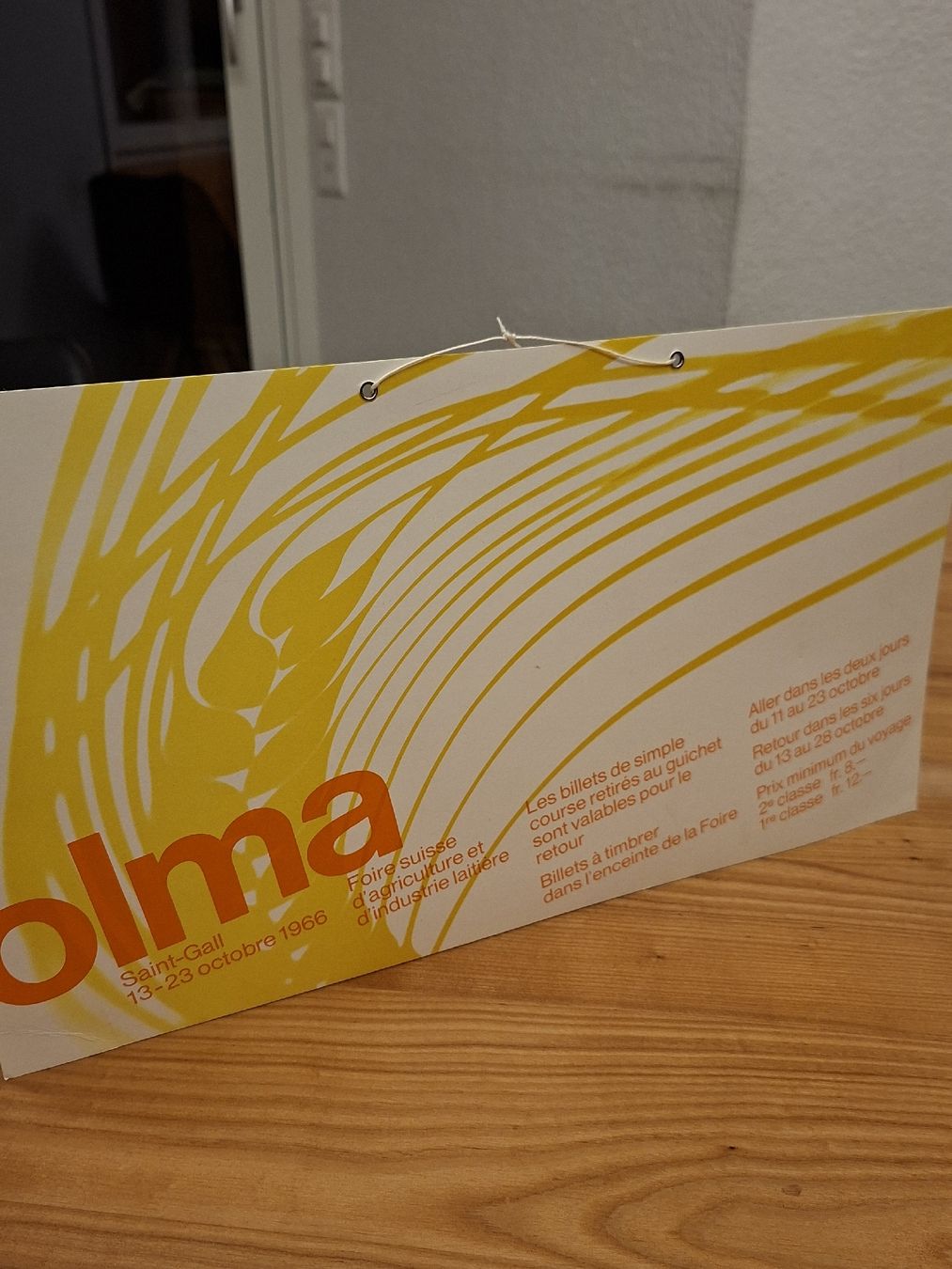 Insegne: Olma 1966 Schild – Usato da Ganterschwil venduto da HeidiuPeter 6
