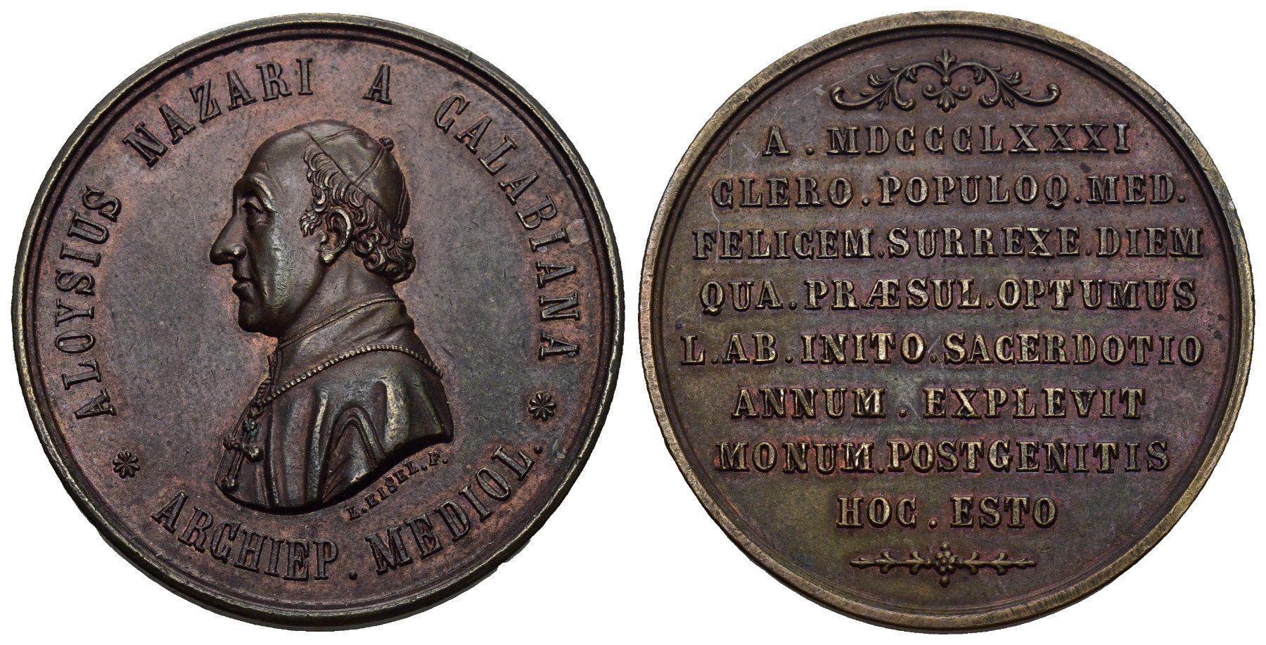 Alle Münzen: Mailand 1881 – Gebraucht aus Bern von numismatictops
