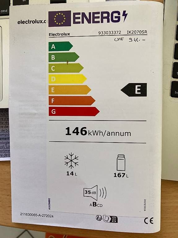 Electrolux Réfrigérateurs: vend frigidaire encastrable – D'occasion à Corseaux par rey_ykq2 2