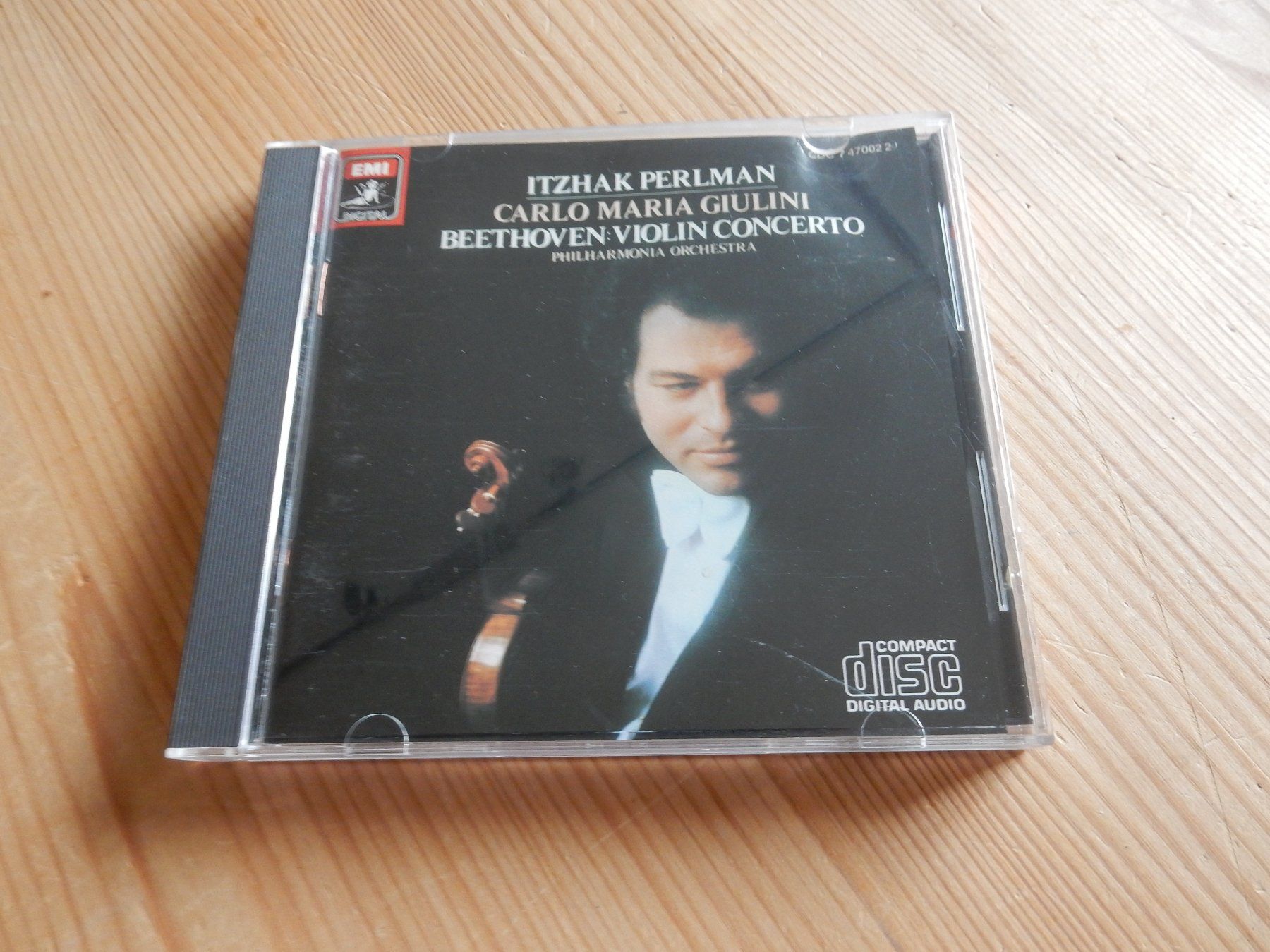 CDs: CD Beethoven Violin Concerto Itzhak Perlman Carlo M. Giulini – D'occasion à Jona par JOberg_25 3
