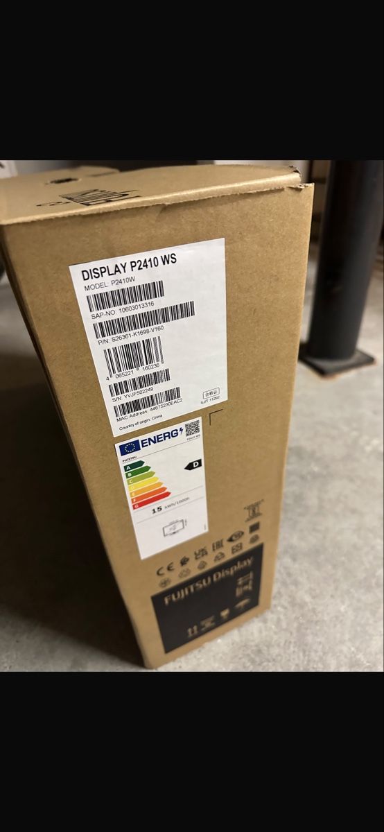 Fujitsu Monitor: NEU Fujitsu Display P2410 WS – Nuovo e nell'imballaggio originale da Eschen venduto da Davideeee 1