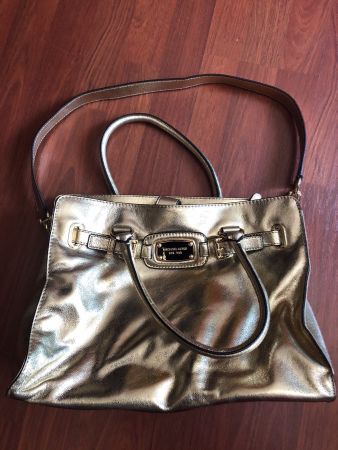 Michael Kors Ledertasche Gold