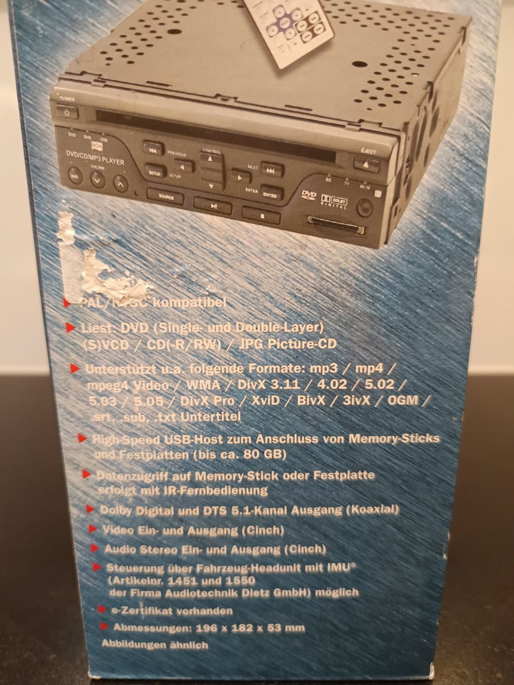 Radio: Neuer Autoradio mit CD/ DVD – Nuovo e nell'imballaggio originale da Rüthi (Rheintal) venduto da Balty 6