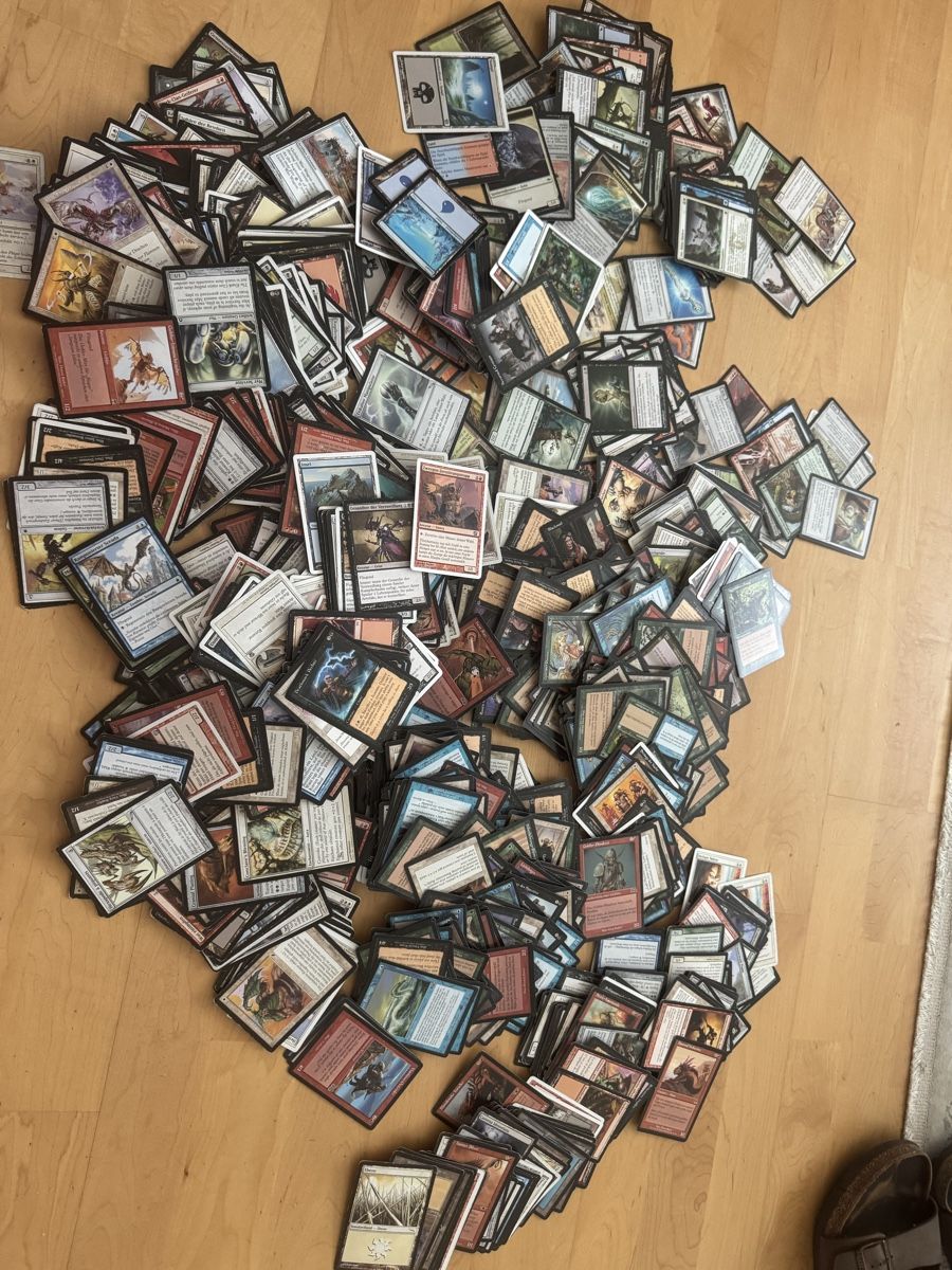 Magic The Gathering Sammelbilder & Trading cards: 2.5 kG alte Magic Karten – Gebraucht aus Zürich von Flo3333 1